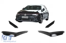image-4-Przedni zderzak Klapy boczne dla VW Golf 8 Mk8 MQB GTI/R-Line 20+ błyszczące czarne