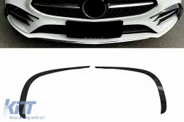 image-79-Przedni zderzak Splitter Fins Brwi Aero Moldings do Mercedesa CLS C257 Sport Line 2018-2023