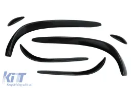 image-44-Przednie Splittery Aero Dla Mercedes C W205 S205 C205 A205 15-18 C43 Look Czarny błyszczący