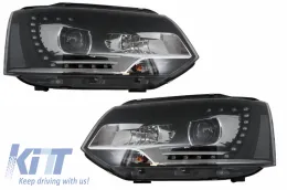 image-21-Przednie światła LED do VW Transporter T5 2010-2015 Reflektory Xenon Look-