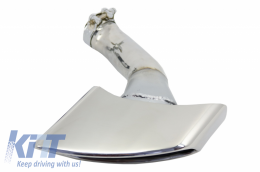 Puntas de silenciador de escape adecuadas para BMW X6 E71 (2008-2014) Diseño V8--image-44630