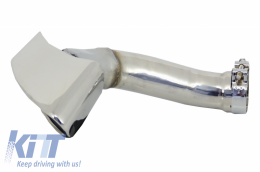 Puntas de silenciador de escape adecuadas para BMW X6 E71 (2008-2014) Diseño V8--image-6033790