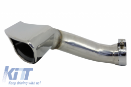 Puntas de silenciador de escape adecuadas para BMW X6 E71 (2008-2014) Diseño V8--image-6033791