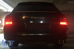 Puntas Escape para Porsche Cayenne 92A V6 V8 Gasolina 05.10-09.14 GTS Look-image-6094252