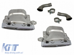 Puntas Silenciador Escape Consejos para Mercedes W176 CLA W117 C117 A45 CLA45-image-6002787