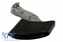 Puntas silenciador escape para BMW X6 E71 2008-2014 V8 Design Black-image-6033796