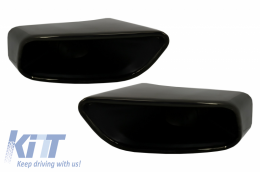 Puntas silenciador escape para BMW X6 E71 2008-2014 V8 Design Black-image-6033797