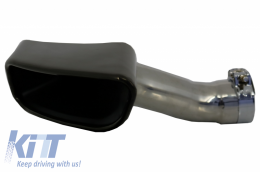 Puntas silenciador escape para BMW X6 E71 2008-2014 V8 Design Black-image-6033800
