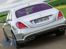Punte per marmitte di scarico Mercedes Benz Classe S W222 Classe E W212 S212 Facelift CLS W218 Classe SL R231 E63 S63 SL65 Design AMG-image-56701