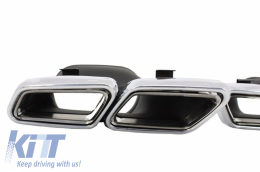 Punte per marmitte di scarico Mercedes Benz Classe S W222 Classe E W212 S212 Facelift CLS W218 Classe SL R231 E63 S63 SL65 Design AMG-image-6005966