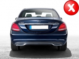 Punte per Mercedes Classe C W205 S65 E65 GLE W166 X166 GLC W253 Sport Look-image-6017071