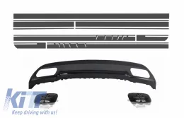 image-8-Punte scarico diffusore per Mercedes W176 A-Class 12+ Adesivi Sport Pack