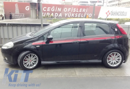 Punto Sport Side Skirts Raw Surface Vacuum Plastic / 2012-2018 - DTSSF6026560