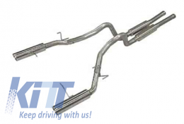 Pypes Super Cat-Back Exhaust System SFM76M for Mustang GT 5.0 11-13 - ODCESF6025370