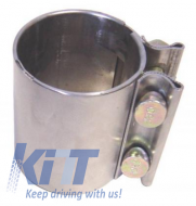 Pypes universal exhaust connector band clamp 2.5