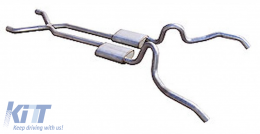 image-64-Pypes Violators Crossmember-Back Exhaust System for Chevy Nova Chevy II 62-67