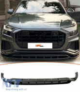 image-59-Q8 S-Line 4 Teile Frontlippe Piano Schwarz ABS / 2018 - aufwärts