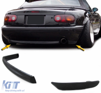 image-72-R Style rear spoiler lip diffuser lower for bumper for Mazda MX5 NA 89-98