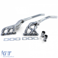 Racing stainless steel exhaust manifold fits 5 Series BMW E34 520i 24V + 525i 24V M50-image-6209545