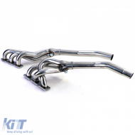 Racing stainless steel exhaust manifold fits 5 Series BMW E34 520i 24V + 525i 24V M50-image-6209546