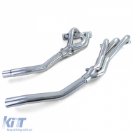 Racing stainless steel exhaust manifold fits 5 Series BMW E34 520i 24V + 525i 24V M50-image-6209547