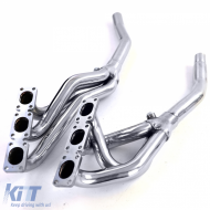 Racing stainless steel exhaust manifold fits 5 Series BMW E34 520i 24V + 525i 24V M50-image-6209550