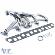 image-77-Racing stainless steel header manifold for Jeep Wrangler YJ 4.0 Cherokee XJ 4.0 91-99