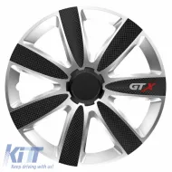 image-71-Radabdeckungen 15'' GTX 102796 Carbon Schwarz & Silber CBX 4 Stück