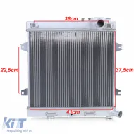 Radiador de agua de aluminio de rendimiento para carreras, adecuado para BMW Serie 3 E30 M3 85-91-image-6259102