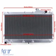 Radiateur en aluminium haute performance adapté pour Mazda MX5 NA 90-97-image-6190663