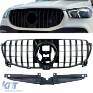 Radiator Grille Black Gloss for Mercedes GLE V167 Coupe C167 18-23 without AMG - ODGM6014735