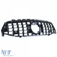 Radiator grille sport look black gloss suitable for Mercedes CLA C118 from 19-image-6277936