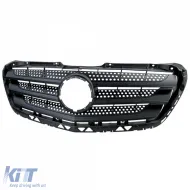 Radiator grille with chrome + frame fits Mercedes Sprinter W906 Facelift 2013–18-image-6326703