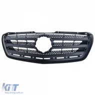 Radiator grille with frame fits Mercedes Sprinter W906 Facelift 2013–2018-image-6326868