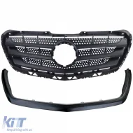 Radiator grille with frame fits Mercedes Sprinter W906 Facelift 2013–2018-image-6326869