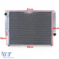 Radiatore in alluminio da corsa ad alte prestazioni adatto per BMW Serie 3 E36 316 318 320 323-image-6259082