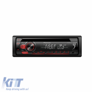 Radio CD USB/Aux Universal 1 Din Pioneer DEH-S121UB 4x50 Watt with Remote Control