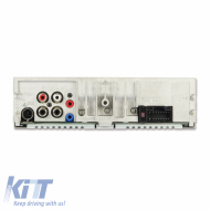 Radio USB Aux Bluetooth 1 Din Alpine UTE-200BT with Variable RGB Illumination