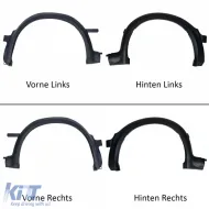 Radlaufverbreiterungen im GTI-Look geeignet für VW Golf 2 88-92-image-6276920