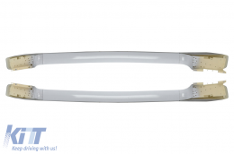 Rails de toit décoratifs pour BMW X6 E71 E72 2008-2015 Argent Roof Rails-image-5988107