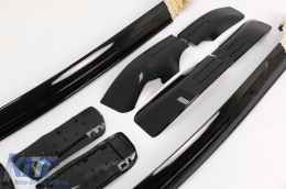 Rails de toit décoratifs pour BMW X6 E71 E72 2008-2015 Noir Roof Rails-image-6100391