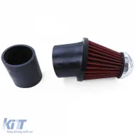 Ram Air Intake Airbox Carbon Look mit Sportluftfilter geeignet für Citroen Saxo 96-04-image-6277364