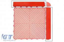 image-42-Ramp Edge for Garage Interlocking Floor Tiles Warehouse Modular Flooring Red