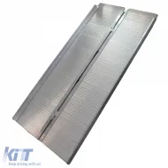Rampa de aluminio para silla de ruedas con bordes guía, plegable 152x70cm, máx. 270kg-image-6205756