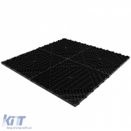 RAMROXX Checker Plate Performance Bodenfliese für Garagenboden, schwarz, 40x40cm-image-6200637