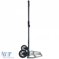 RAMROXX® Faltbarer Transportwagen 125 kg – Teleskopgriff + Große Räder-image-6211023