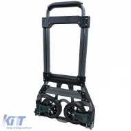 RAMROXX® Faltbarer Transportwagen 125 kg – Teleskopgriff + Große Räder-image-6211026