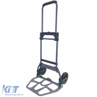 RAMROXX® Foldable Transport Hand Truck 125 kg – Telescopic Handle + Large Wheels