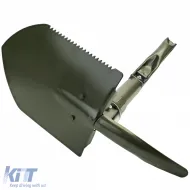 RAMROXX Klappspaten Überlebenswerkzeug Olivgrün Spaten Sägen inkl. Tasche-image-6205690