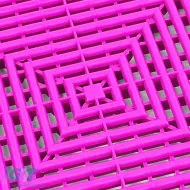 RAMROXX Performance Bodenfliese für die Garage, 40x40cm, pink-image-6207622